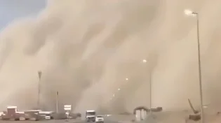 קיר של חול בולע את הכול: סופת ענק מכה בצפון סיני