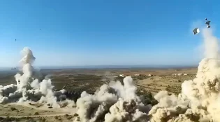מה קרה היום בסוריה? צפו ברגע הפיצוץ שתועד מהאוויר