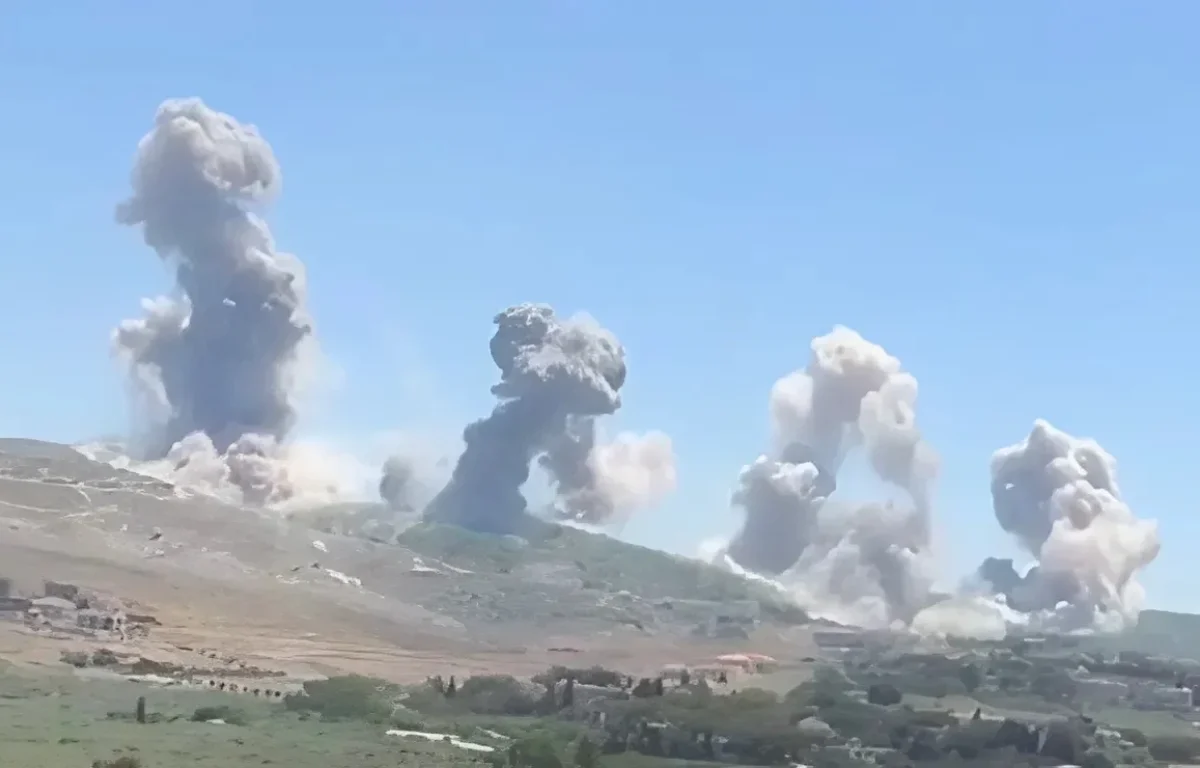 צה"ל השמיד את מתחם מערך האש וההגנה של חזבאללה