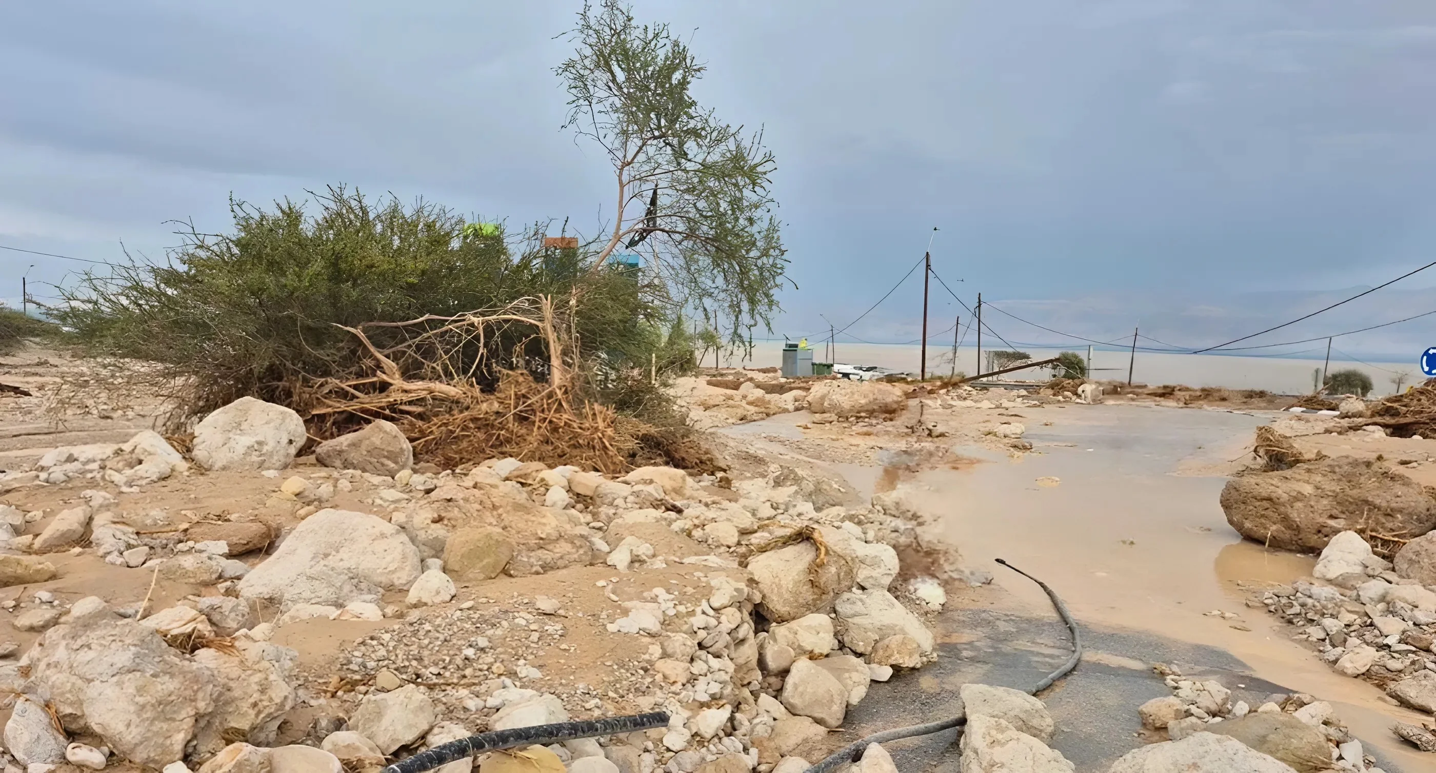 "המים שטפו הכול": שמורת עין גדי נחרבה בשיטפון חסר תקדים
