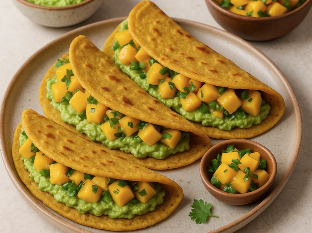 טורטיות עדשים וסלט מנגו חריף: השילוב שיחזיר לך את החשק לבשל