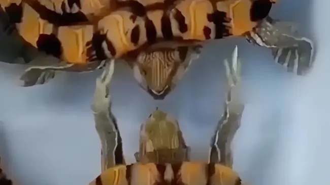 מה בדיוק הולך כאן? הצב שהחליט לעשות מסאז’ לחבר שלו