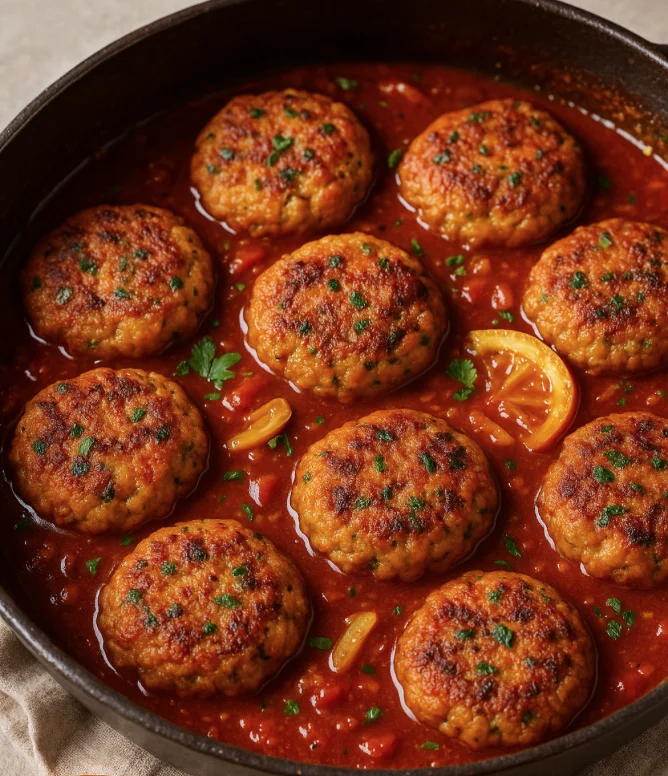 הקציצות שכולם בטוחים שטוגנו – אבל הן בכלל אפויות הקציצות שכולם בטוחים שטוגנו – אבל הן בכלל אפויות