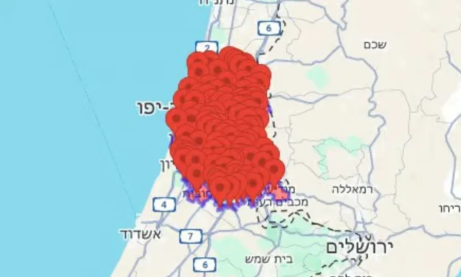 ירי לילי לעבר ישראל – מערכת חץ 3 יירטה טיל שנורה מתימן ירי לילי לעבר ישראל – מערכת חץ 3 יירטה טיל שנורה מתימן