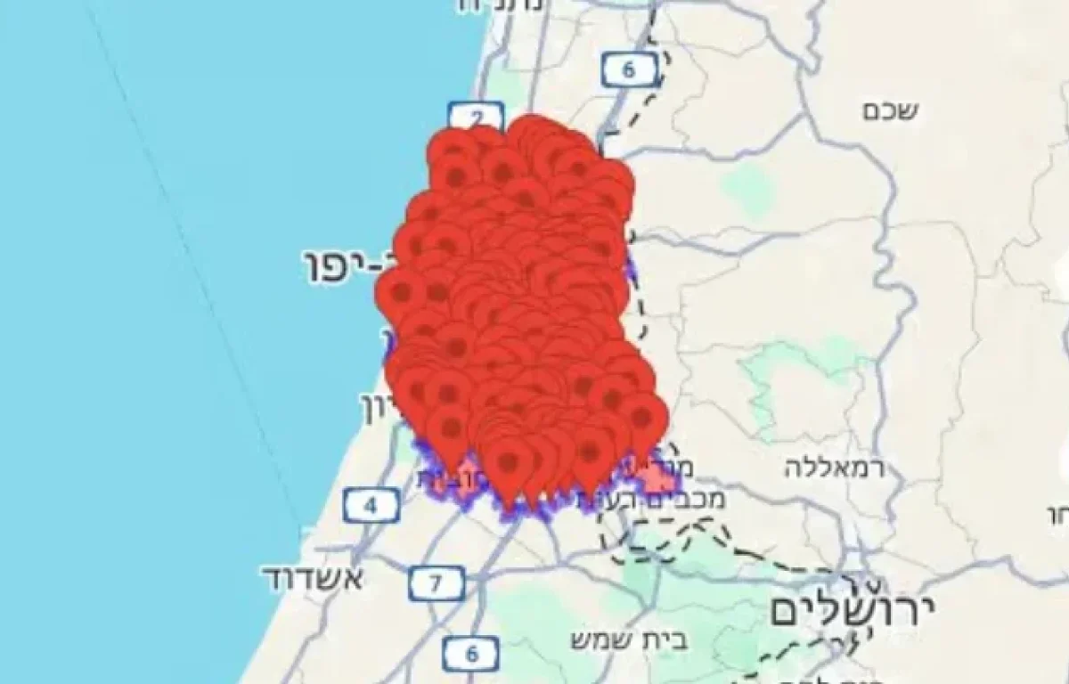 ירי לילי לעבר ישראל &ndash; מערכת חץ 3 יירטה טיל שנורה מתימן