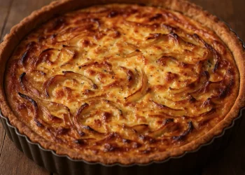 קיש הבצל שיגרום לכם לשכוח מפיצה: מתכון קל, מרשים ומלא טעם