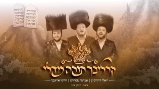 לקראת שבועות: אברמי שטרויס, יואלי דוידוביץ והרשי אייזנבך שרים "קרליבך תורה מדלי"