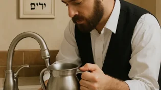 האם מותר לגעת בבגדים לפני הנטילה?