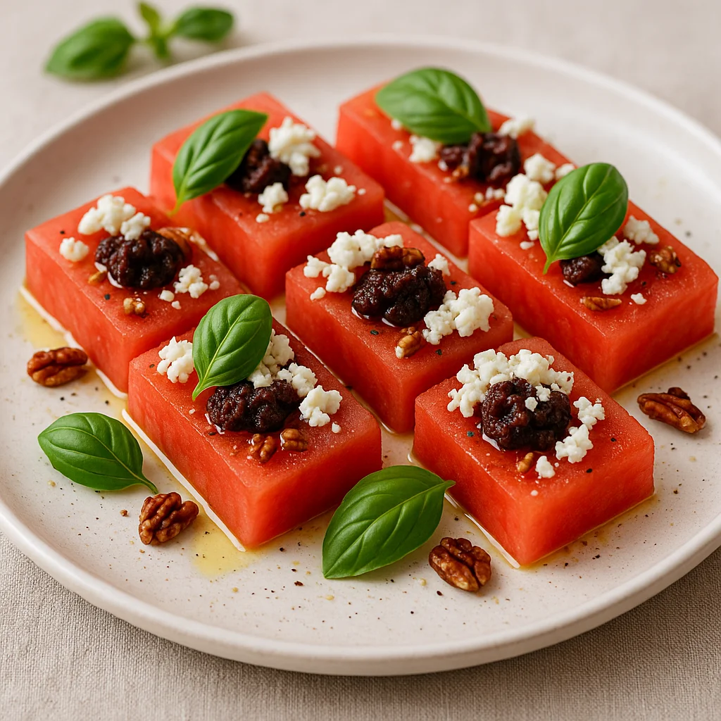 ביס של קיץ: כך תכינו בבית את המנה הכי אלגנטית עם אבטיח