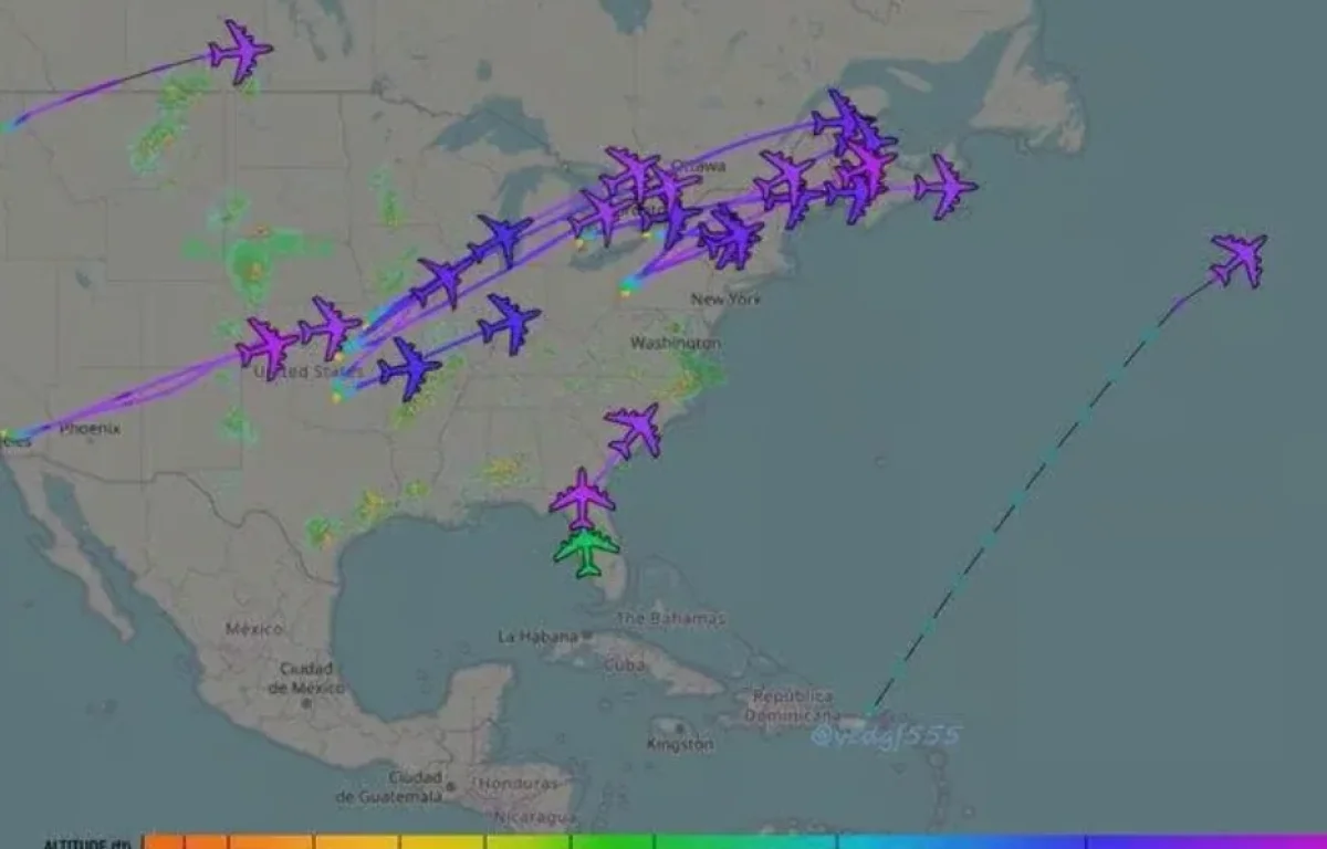 פריסה חריגה: למעלה מ-30 מטוסי תדלוק אמריקניים חצו הלילה את האוקיינוס פריסה חריגה: למעלה מ-30 מטוסי תדלוק אמריקניים חצו הלילה את האוקיינוס