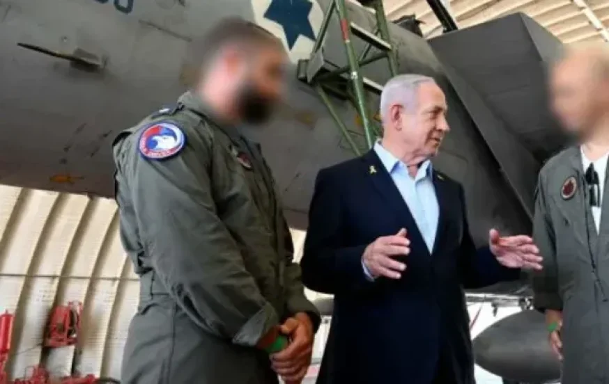 נתניהו בבסיס חיל האוויר: "אנחנו בדרך להשיג ניצחון"