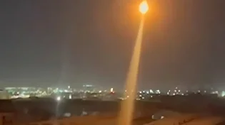 כך זה נראה בשמיים: רגע הפלת הכטב"ם האיראני שתועד בזמן אמת