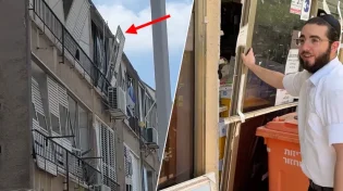 הטיל פגע בכל הרחוב ולא תאמינו איזו חנות נשארה שלמה