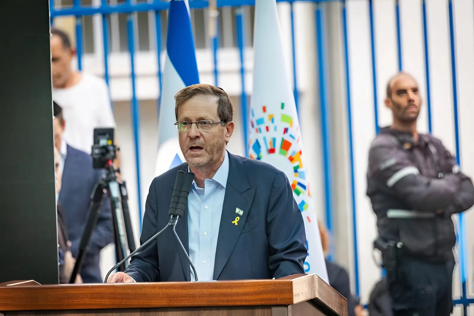 הנשיא הרצוג ספד ליונתן סמרנו הי"ד: "סליחה שלקח זמן להשיב אתכם"