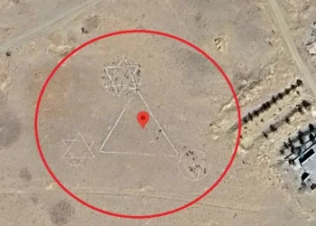 האם מגן דוד חרוט על אדמת איראן? הסמלים המסתוריים ליד בסיס טילים מעוררים סערה