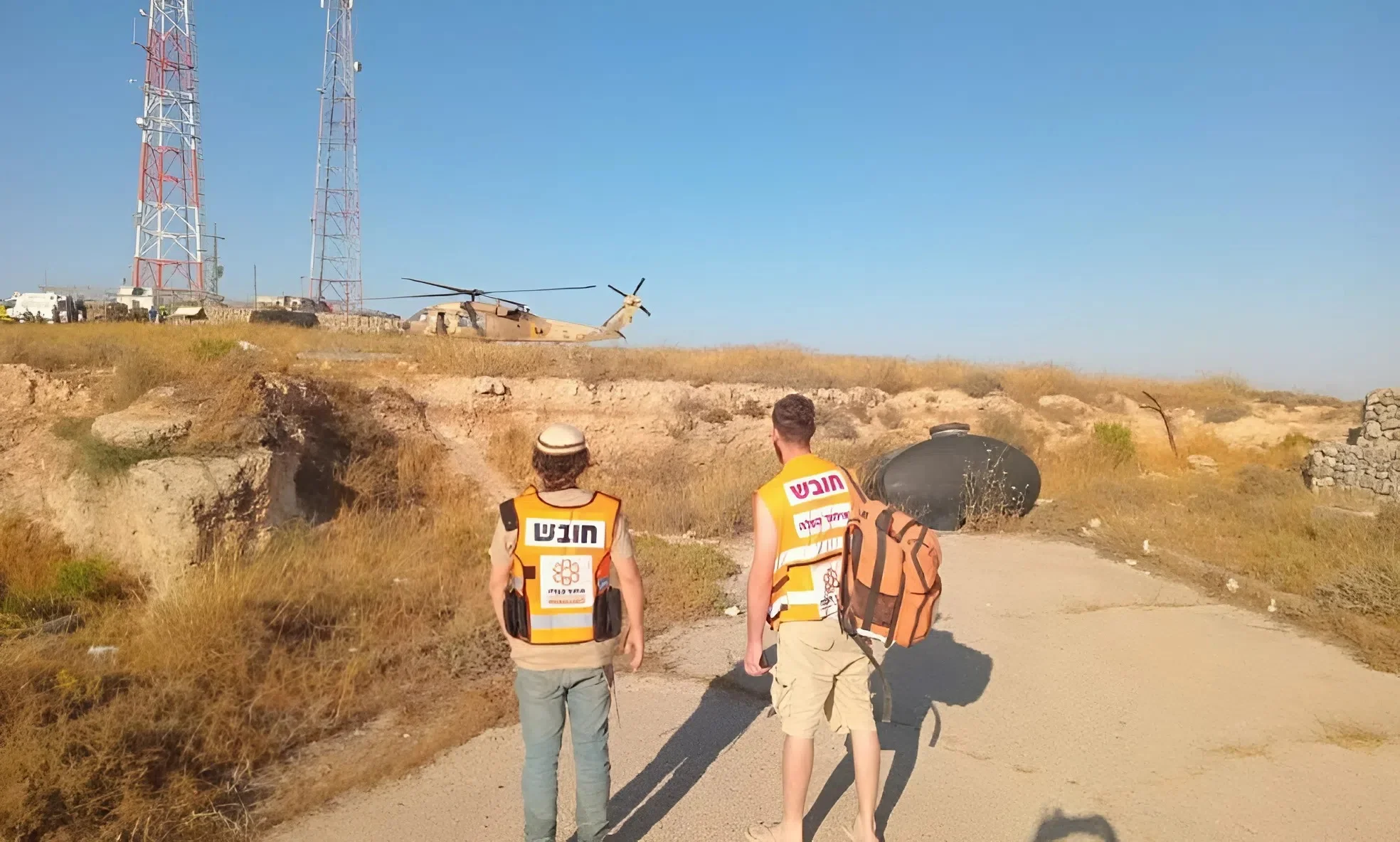 תאונה מצערת בבנימין: ניצל מפיגוע בילדותו &ndash; ונפצע קשה בנפילה למאגר מים