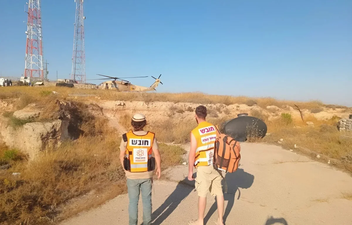 תאונה מצערת בבנימין: ניצל מפיגוע בילדותו &ndash; ונפצע קשה בנפילה למאגר מים