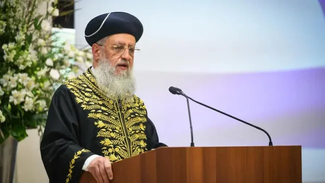 הראשון לציון לנציג צרפת: "אתה האדם הנכון - במקום הנכון. זו לא אמירה של מה בכך"