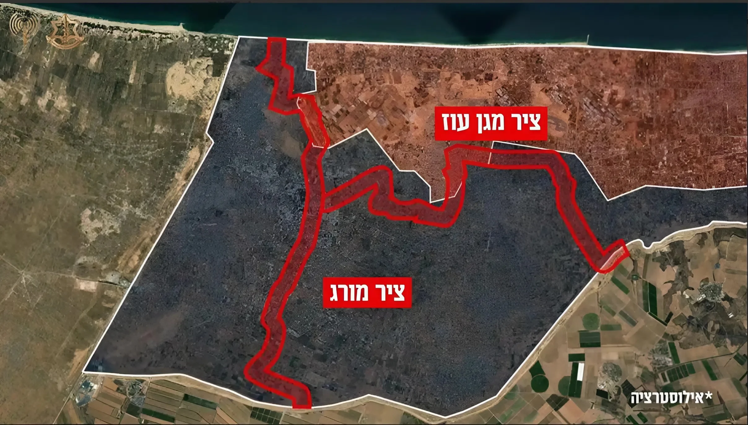 צה"ל השלים פתיחת ציר אסטרטגי חדש בלב רצועת עזה – חוצה את חאן יונס ממזרח למערב