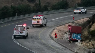 סמוך לנבי מוסא: 10 חיילים נפצעו כתוצאה מהתהפכות אוטובוס