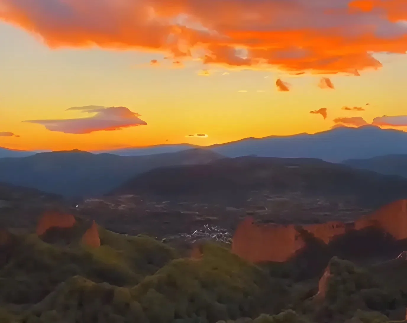 לאס מדולאס: כשבורא עולם מצייר נוף שנוגע בלב