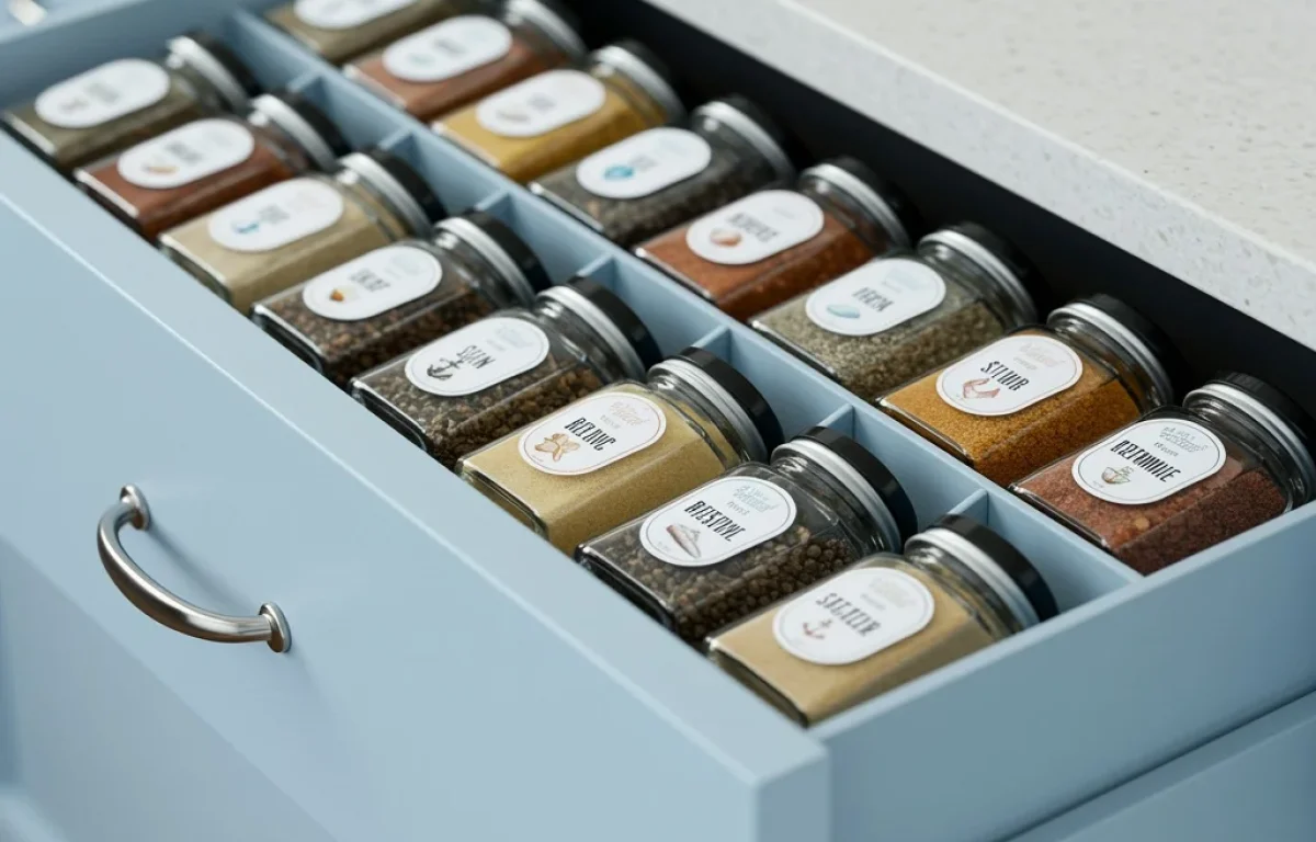 בלגן במגירת התבלינים? כך תשתלטו עליו ב-10 דקות