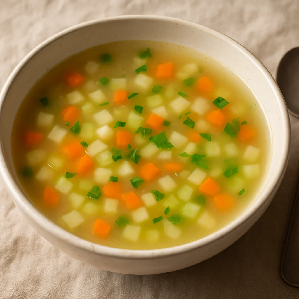 המרק הראשון אחרי צום - להחזיר חיים באיטיות