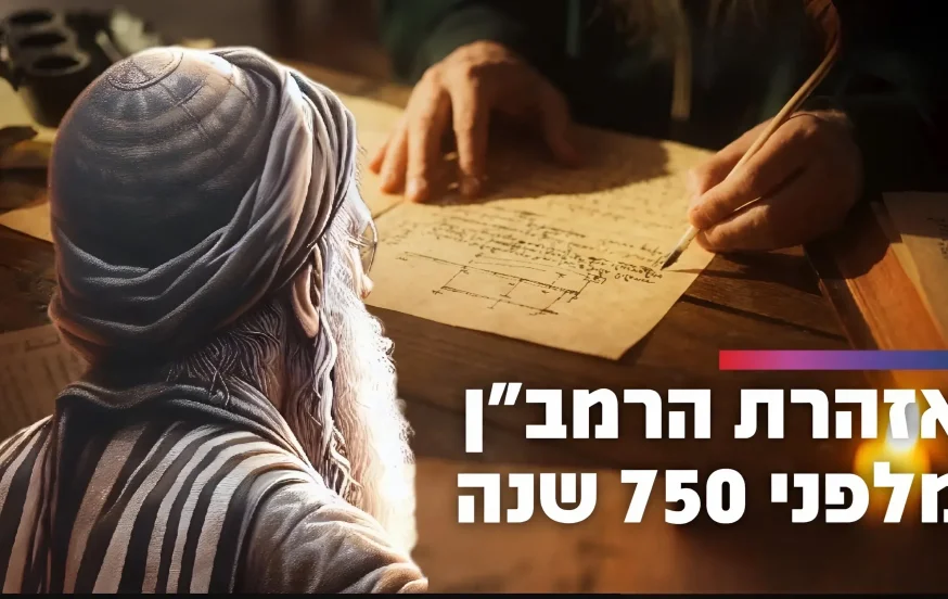 אזהרת הרמב״ן מלפני 750 שנה אזהרת הרמב״ן מלפני 750 שנה