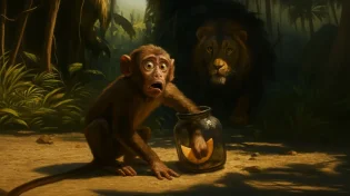 הלקח מהקוף והאריה, והוא מלמד אותנו דבר אחד על כפיות טובה