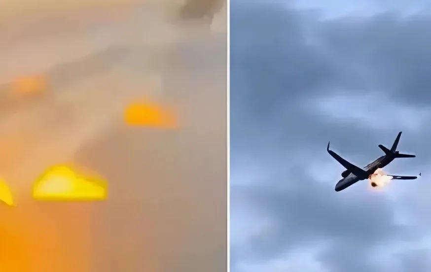 בהלה באוויר: מנוע המטוס התלקח דקות אחרי ההמראה, נוסעים שלחו הודעות פרידה בהלה באוויר: מנוע המטוס התלקח דקות אחרי ההמראה, נוסעים שלחו הודעות פרידה