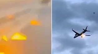 בהלה באוויר: מנוע המטוס התלקח דקות אחרי ההמראה, נוסעים שלחו הודעות פרידה