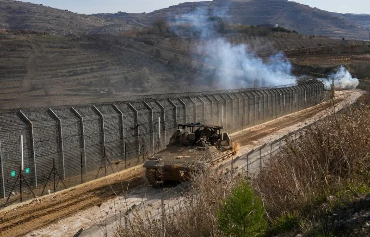 טנק צה"לי עלה באש במהלך פעילות