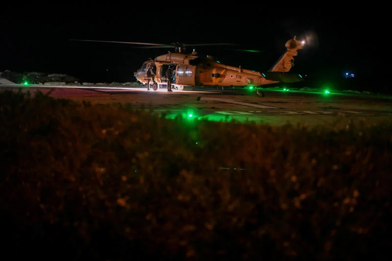 עשרות חיילים ישראלים נחתו ליד דמשק