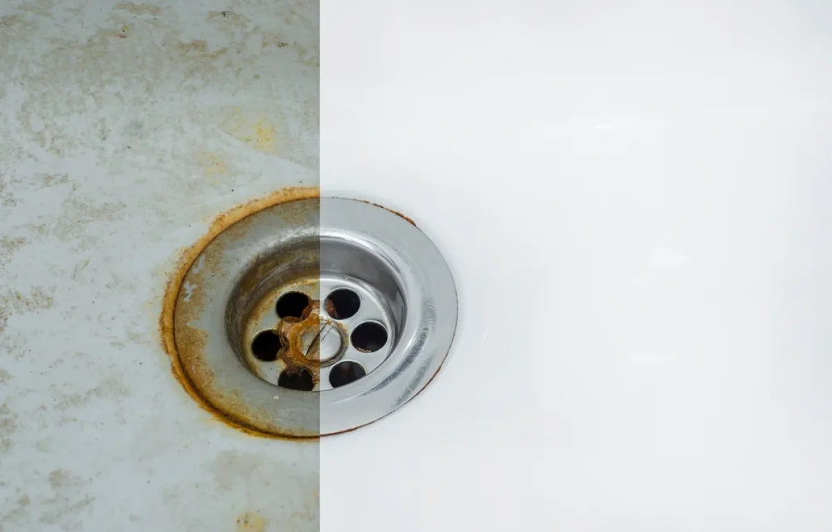 שיטה ביתית לניקיון אמבטיה הפכה לויראלית, התוצאה? מדהימה