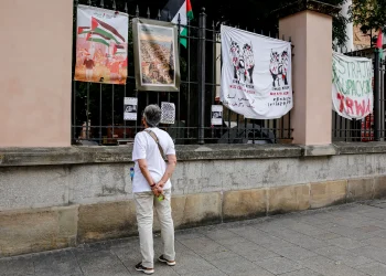 מחאה פרו פלשטינית בפולין 