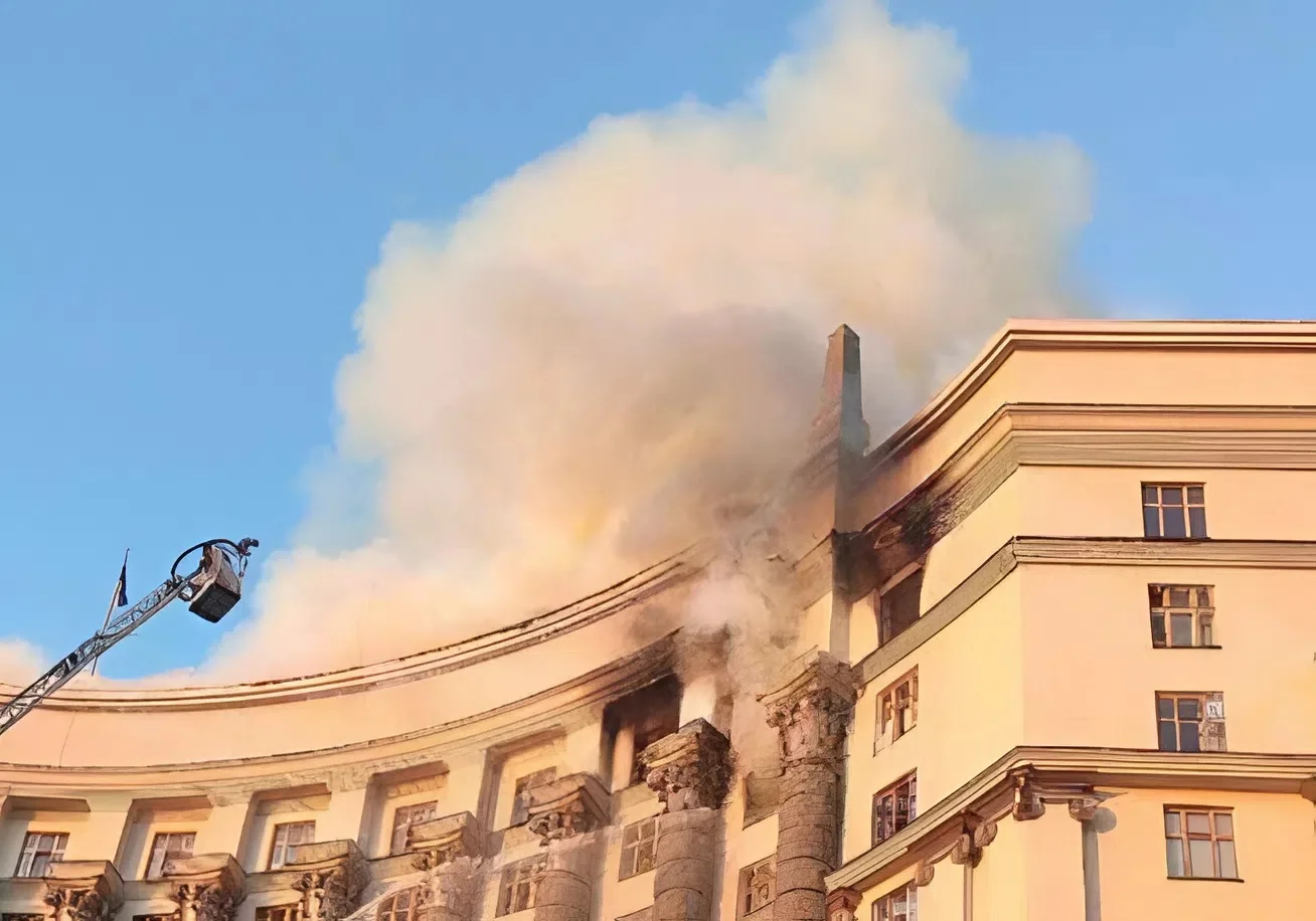  מתקפה נרחבת של טילים ורחפנים רוסיים הכתה בלב קייב