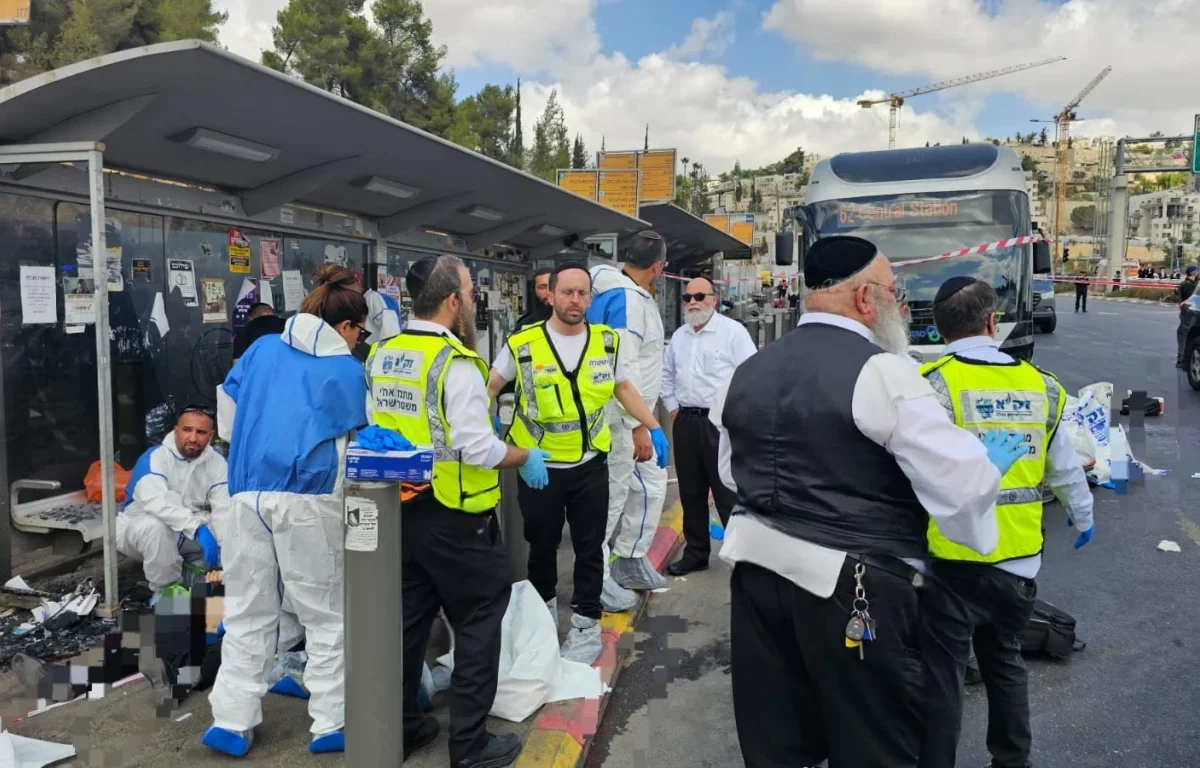 זירת הפיגוע