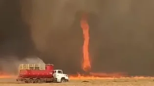 כך נראתה מערבולת האש הענקית שתועדה בברזיל