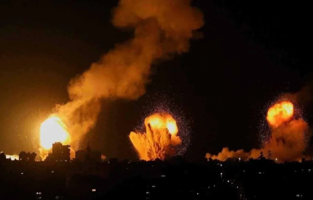 ההפצצות על העיר עזה