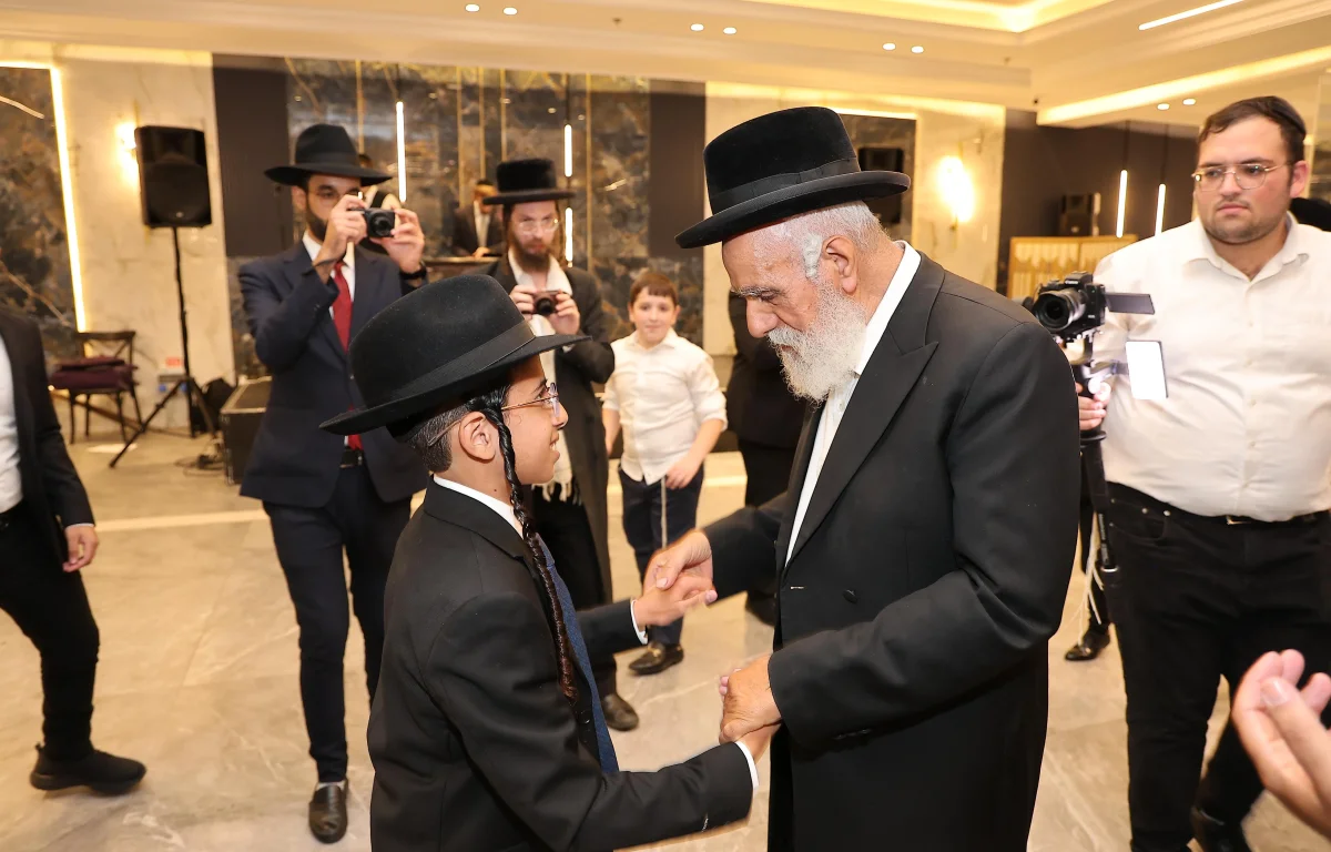 שמחת הבר מצוה לנין חבר מועצת חכמי התורה