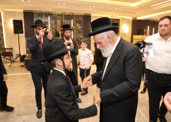 שמחת הבר מצוה לנין חבר מועצת חכמי התורה