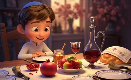 הרב'ה עצר את חסידיו: "כשילד רוצה לשמוע שופר לא עוצרים אותו"