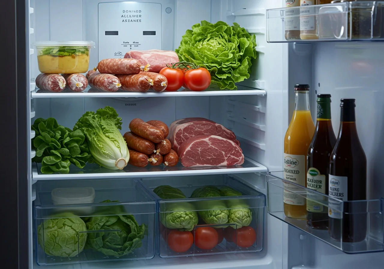 המקרר הכי עמוס בחגים. הנה כמה טיפים שיעזרו לכם לשמור עליו מסודר