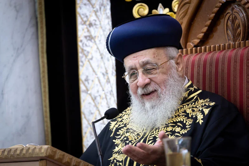 הפתק שהשאיר הנכד של מרן על שולחן המערכת 