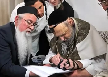 הרב דוב קוק שליט"א בחתימת קודשו