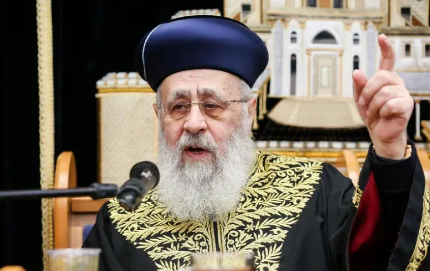 מרן הראשון לציון הרב יצחק יוסף שליט"א במכתבו מרן הראשון לציון הרב יצחק יוסף שליט"א במכתבו