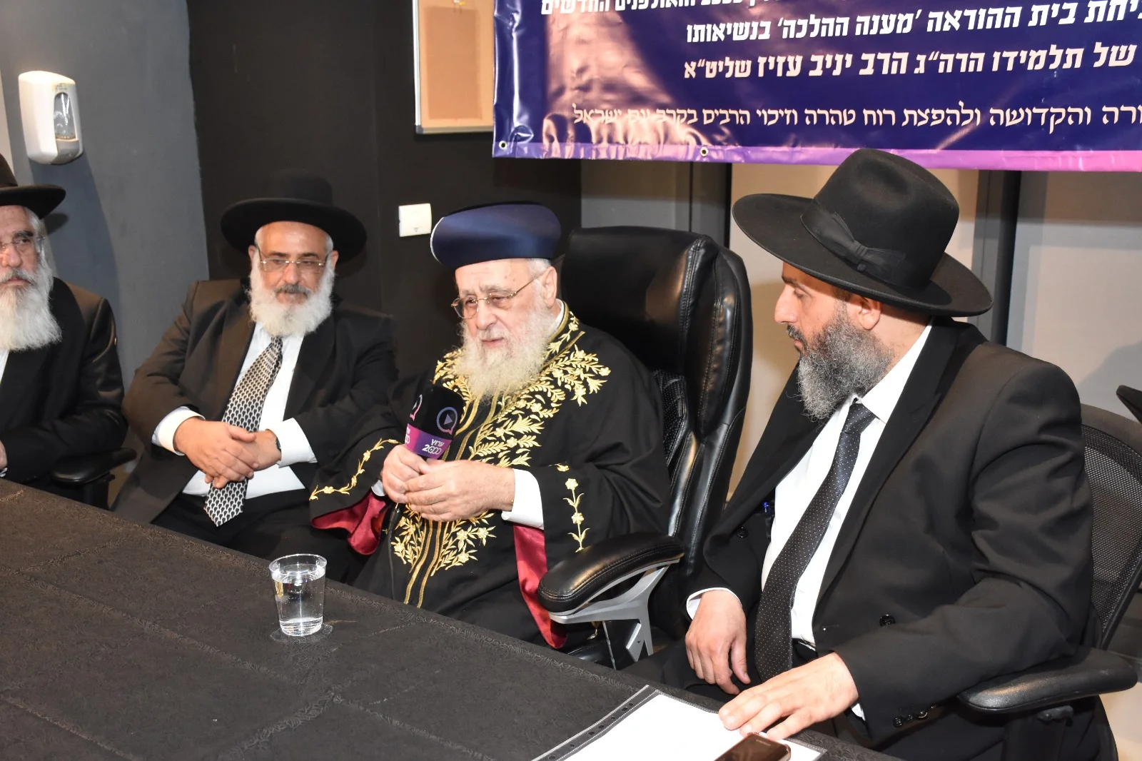 המשא המלא בביקור ההיסטורי של מרן הראש"ל בערוץ 2000