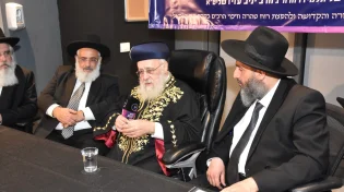 המשא המלא בביקור ההיסטורי של מרן הראש"ל בערוץ 2000