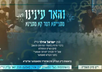 ישראל אדלר - "והאר עינינו"