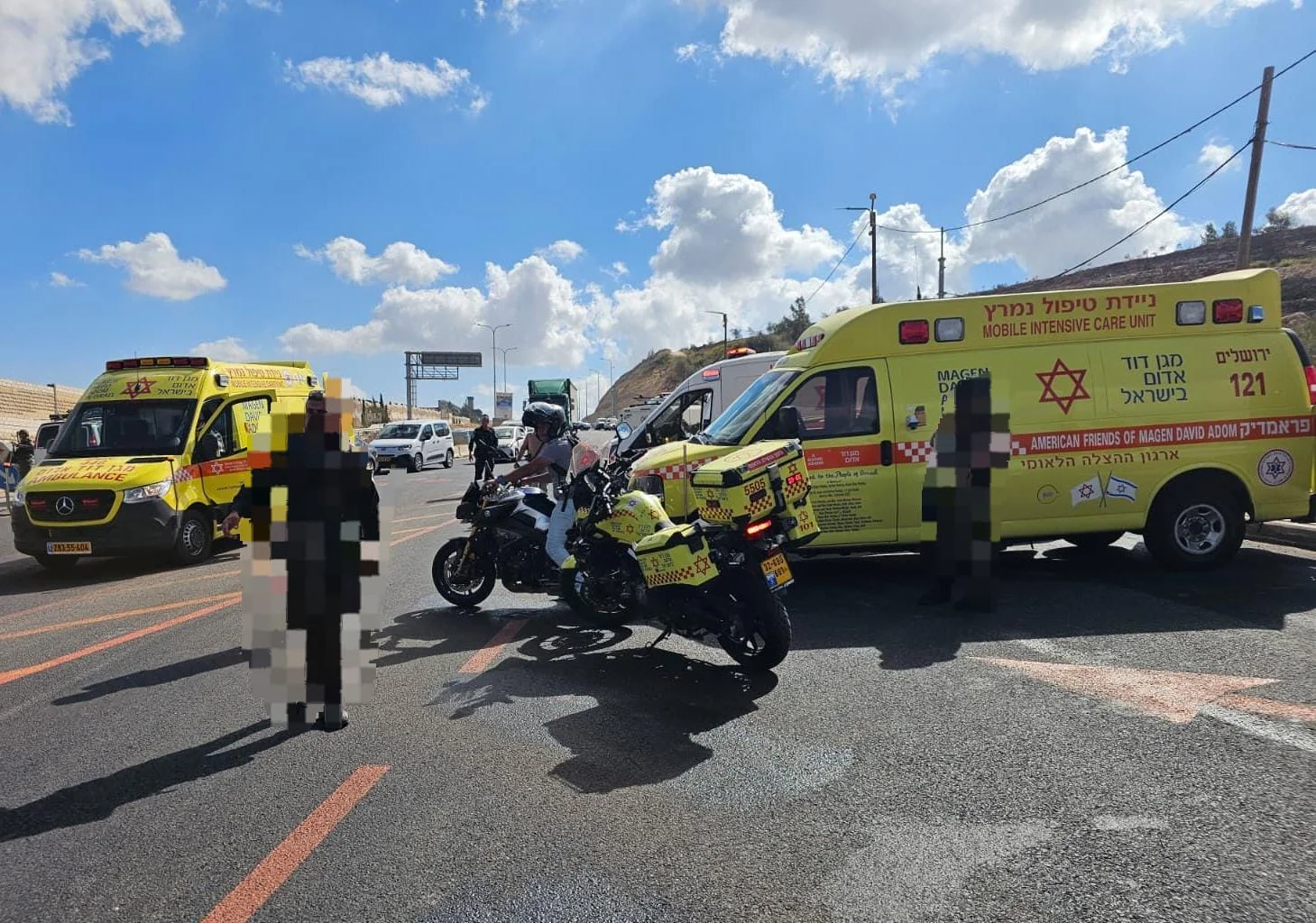 מחבל חוסל: פיגוע דריסה בצומת אל חאדר, שני פצועים בזירה